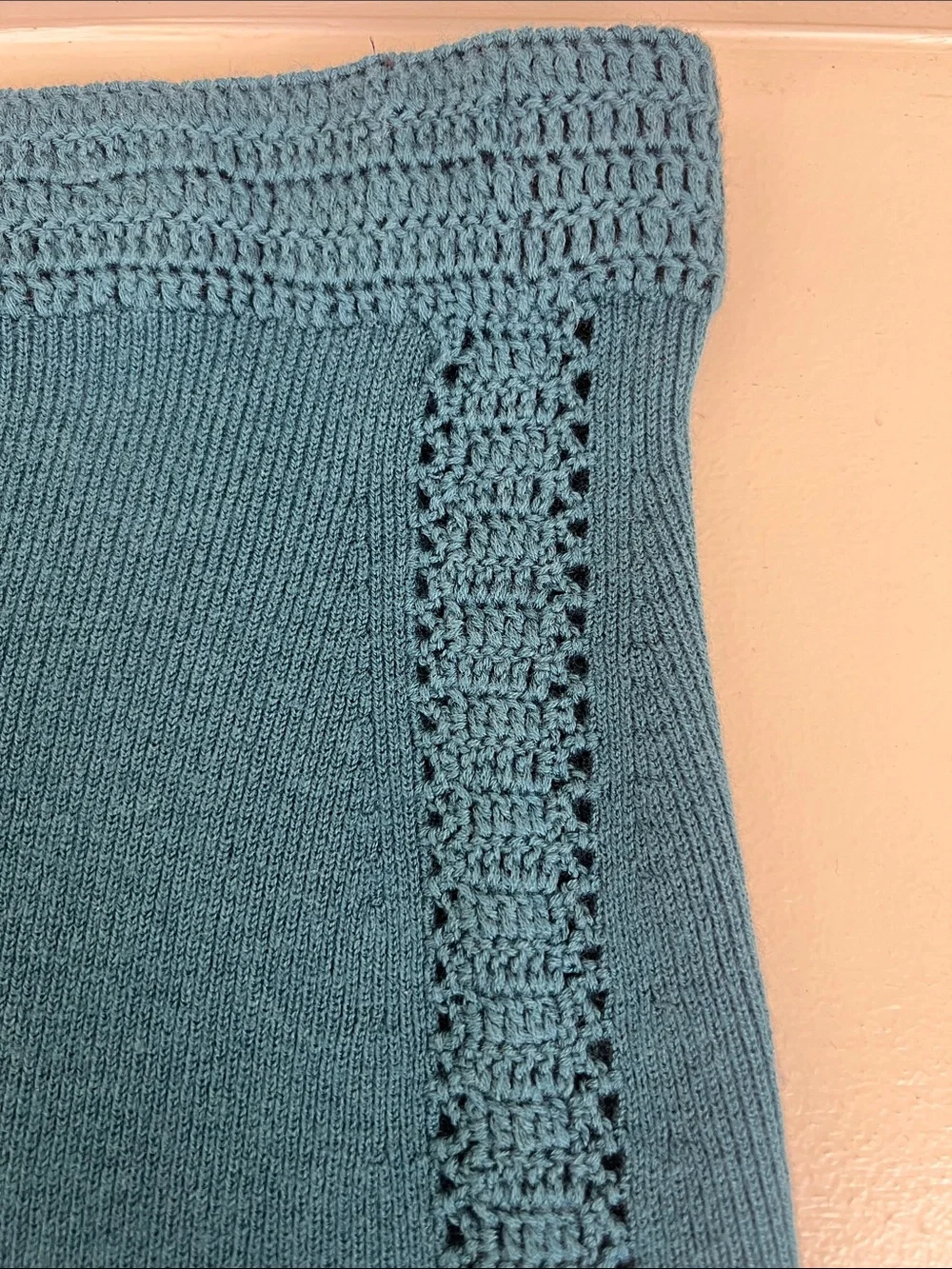 NWT Amour Vert Olympe Knit Pencil Skirt Forest Green Size XL